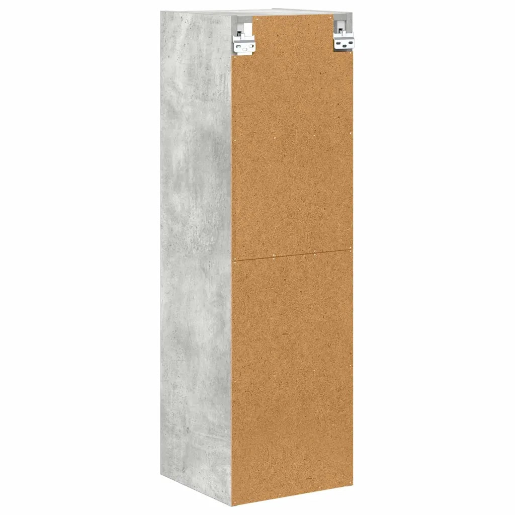 Armadio pensile Grigio cemento 30 x 29,5 x 100 cm