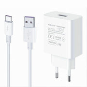 Trade Shop - Kit Caricabatteria Usb Caricatore Cavo Type-c 40w Supercharge Smartphone Ca-s045 -