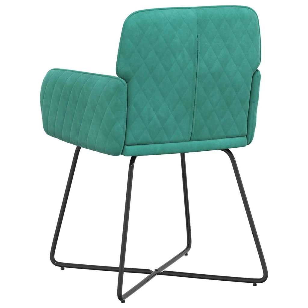 Sedie da pranzo 6 pz Velluto Turchese 59 x 56,5 x 86 cm 3428227