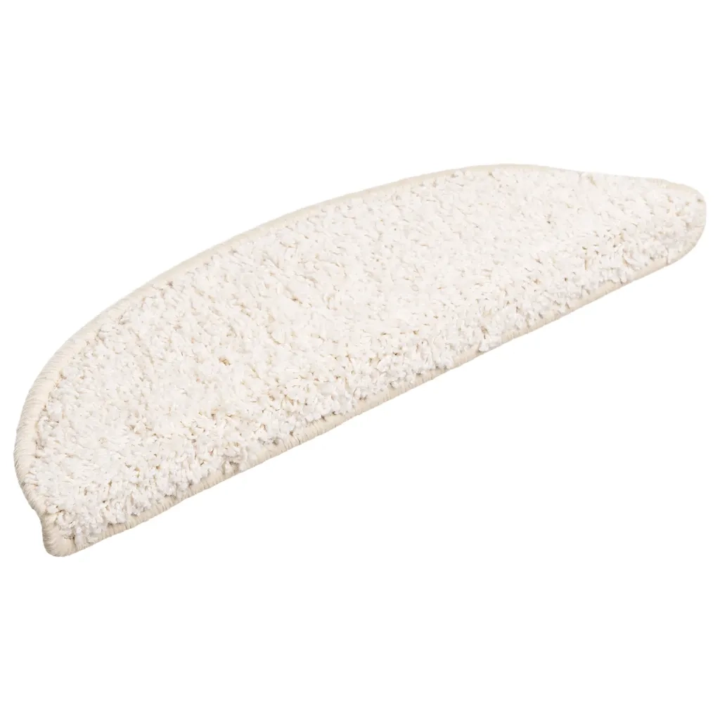 Tappetini per Scale 10 pz 56x17x3 cm Bianchi