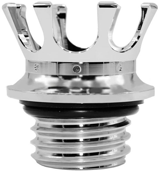 Dop per serbatoio in alluminio - Compatibile con Harley - Resistente allo sfregamento - Nero/Rosso/Brass/Argento cromato