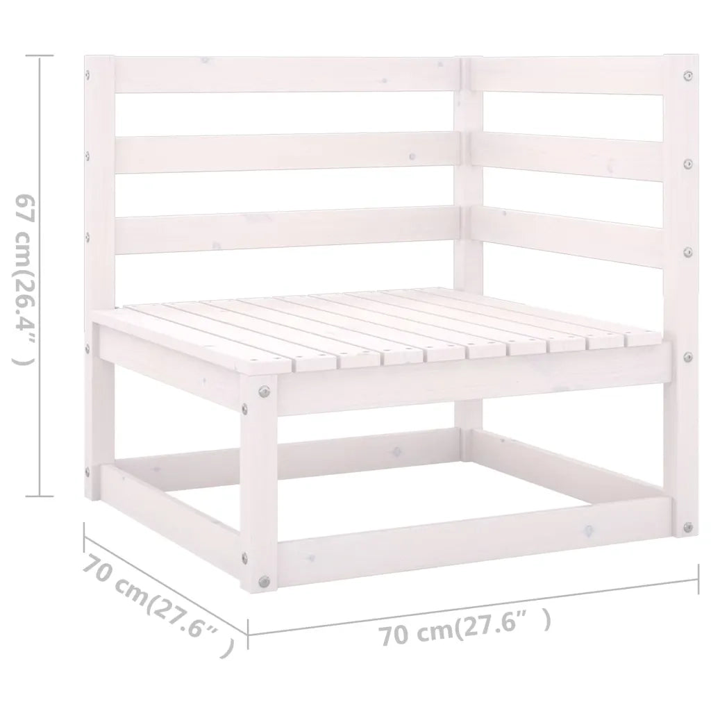 Set Divani da Giardino 4 pz con Cuscini Legno Massello Pino cod mxl 44600