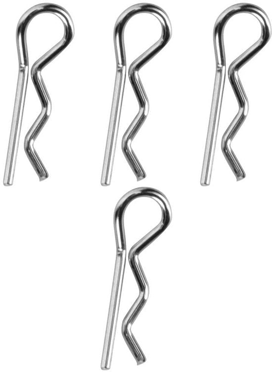 Fermo Corpo 16 pezzi - Clip R Veloce da Sostituire - Materiale Leggero - Metallo Duraturo - Facile da Utilizzare - Clip RC