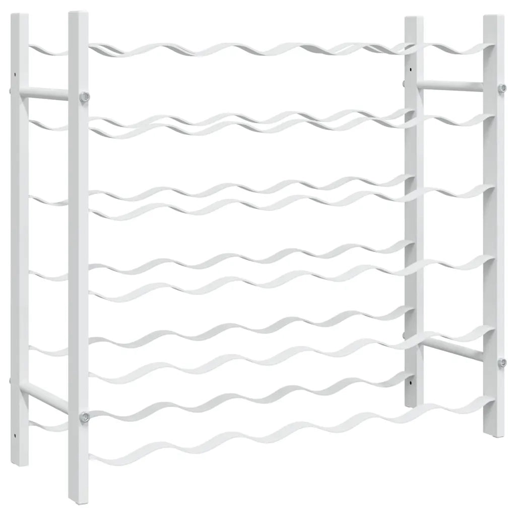 Portabottiglie per 36 Bottiglie Metallo Bianco CFW4012407