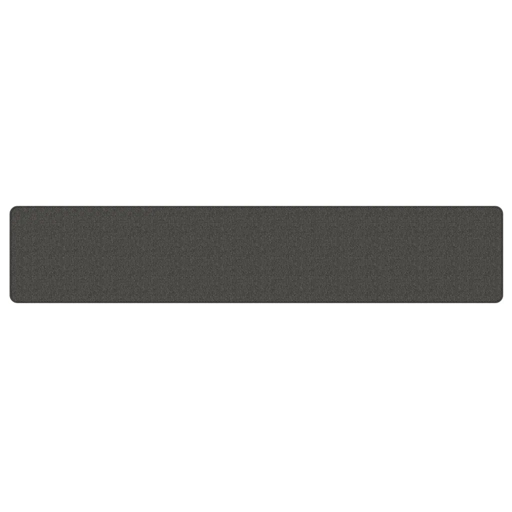 vidaXL Tappeto Corsia Aspetto Sisal Antracite 50x250 cm