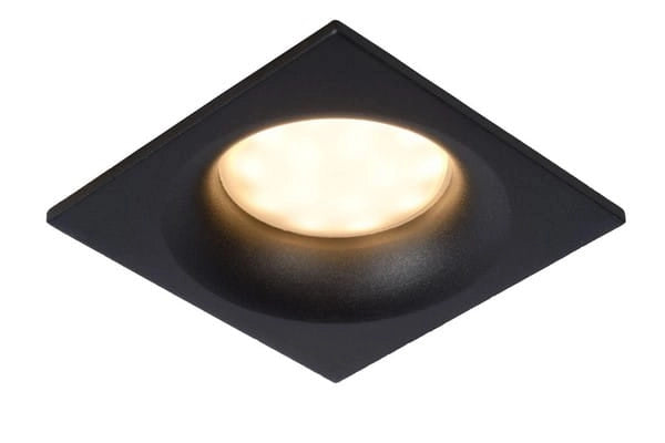 Faretto incasso soffitto Lucide ZIVA GU10 5W nero IP44