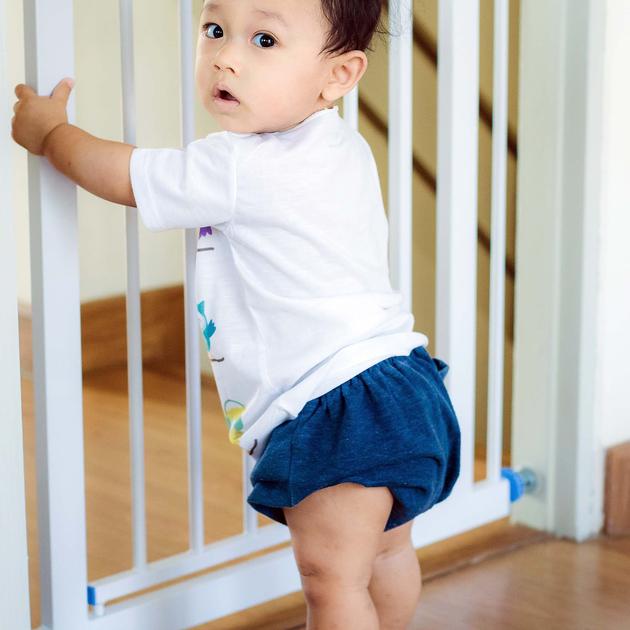 Toboli Cancelletto bambini, cancelletto per bambini estensibile 75-82 cm Barriera Bambini Animali