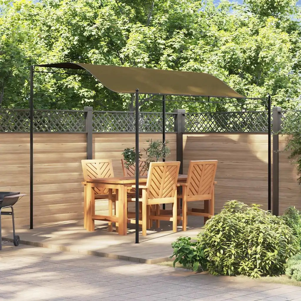 Tendalino Parasole-Gazebo 3x2,4 m Grigio Talpa 180 g/m2