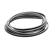Trade Shop - Striscia Profilo Decorativa Adesivo Cromato Cromata Argento Ws1180 Interno Auto -