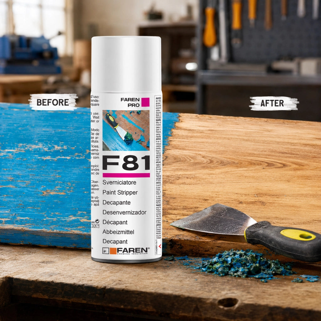 Faren f81 sverniciatore spray rapido per rimozione vernici 400 ml 2 pezzi