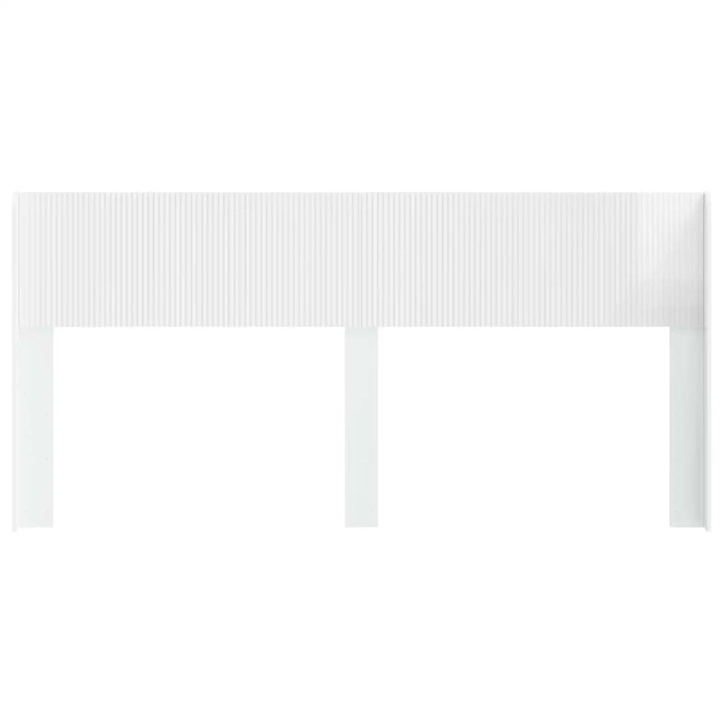 Testiera Letto Bianco Lucido Legno ingegnerizzato 889659