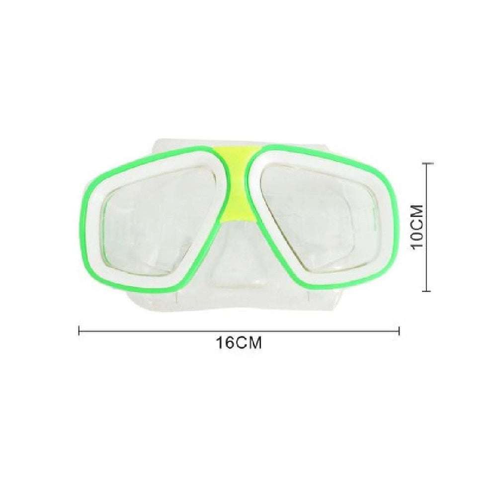 Trade Shop - Maschera Nuoto Piscina Mare Estate Sport Immersioni 16x10 Cm Vari Colori 605413 -