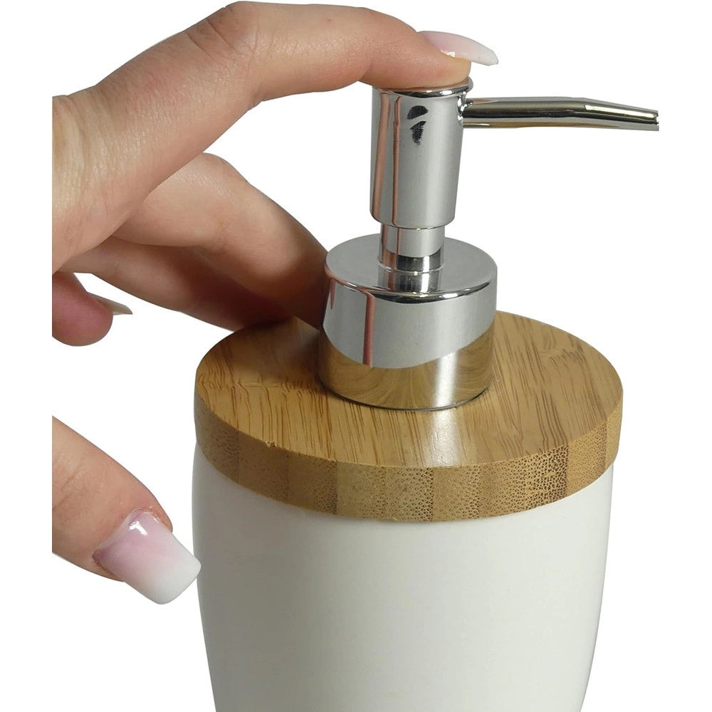 Trade Shop - Erogatore Dosa Sapone Liquido Dispenser Pompa Ricambio Argento Universale 79817 -