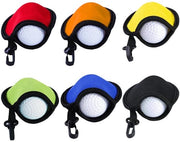 Set di 6 sacchetti per palline da golf - Sacchetto impermeabile - Set di sacchetti con chiusura a pistola - Pulitore per palline da golf - Ideale regalo per appassionati di golf - Dimensioni compatte - Pulitore per palline da golf