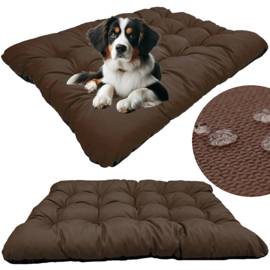 AIO FACTORY 120x80 cm PRESTIGE Cuccia per cani impermeabile personalizzabile Marrone
