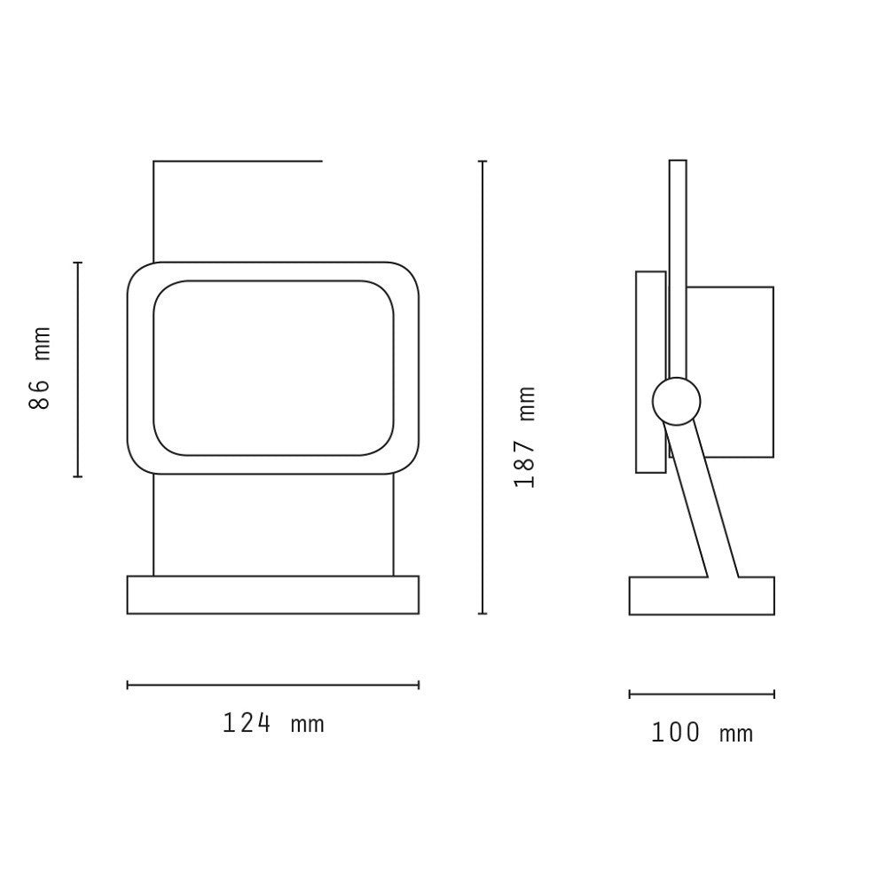 Trade Shop - Faro Led Da Lavoro Portatile Ricaricabile Smd 2835 Luce Bianco Freddo Dt-2132 -