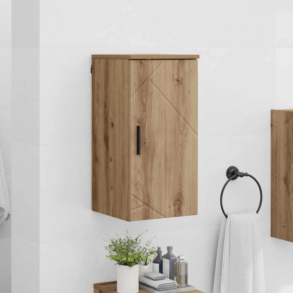 Mobile da Bagno con porta Rovere artigianale 30 x 31,5 x 61 cm 883353