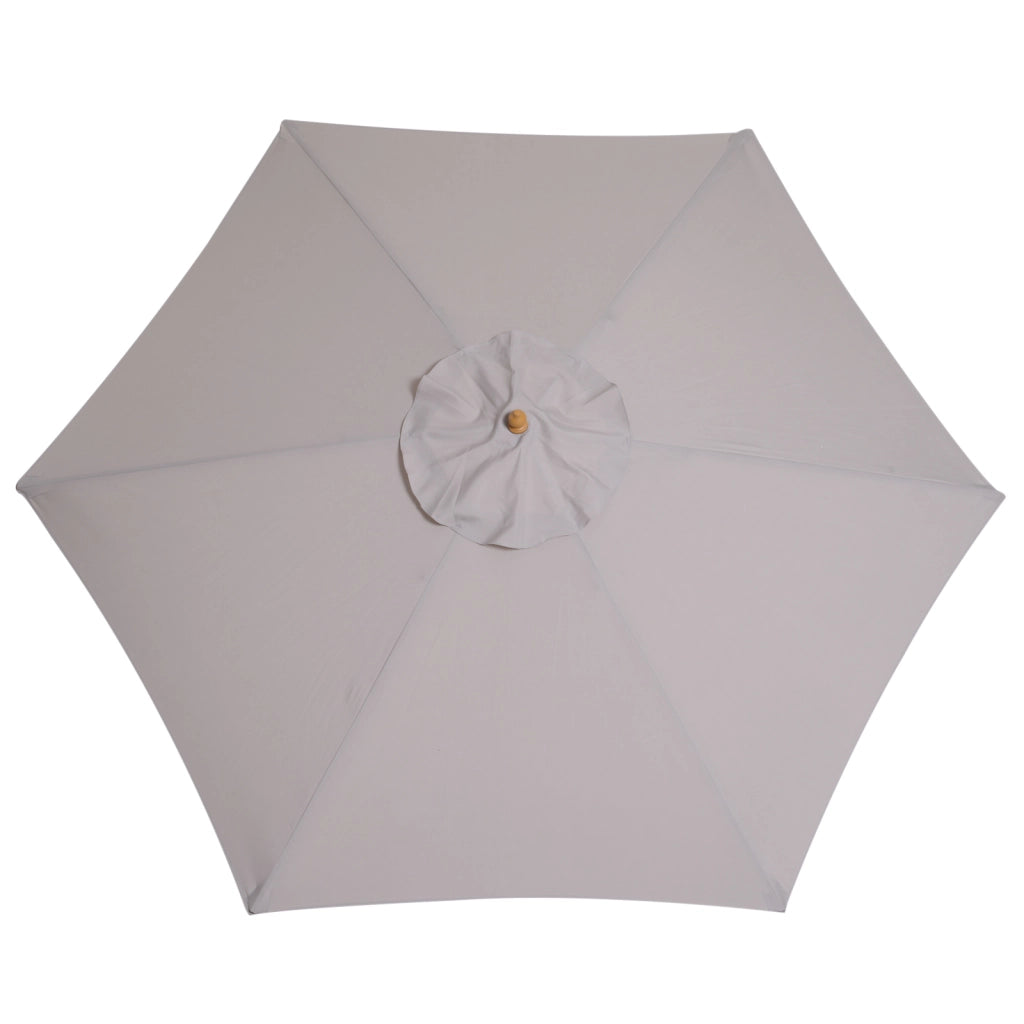 Ombrellone da giardino ¨C zephmum ¨C 250 cm grigio in bamb¨´