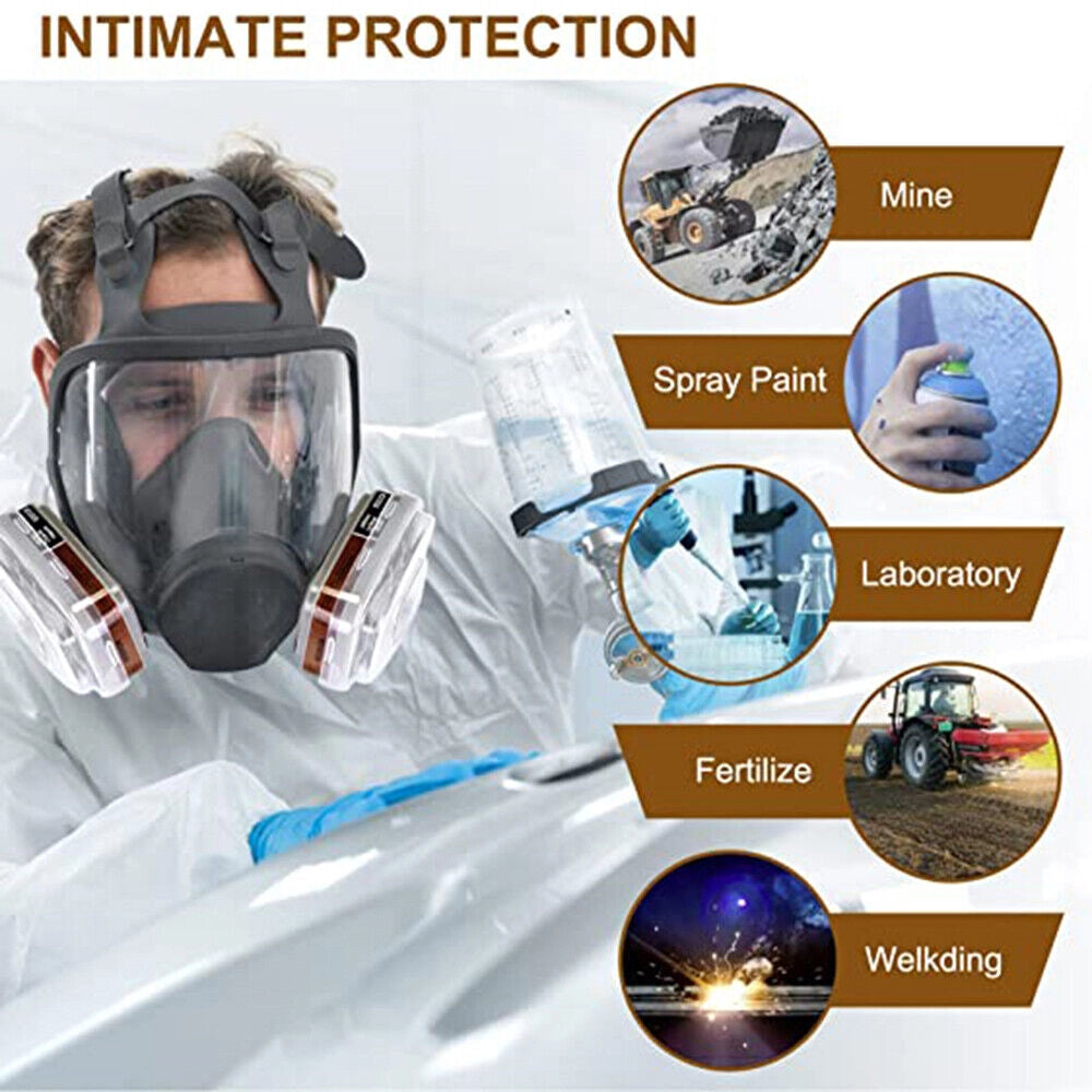 Maschera Antigas Facciale Completo 15-in-1 ¨C Xylo ¨C Protezione Respiratoria Chimica 95%