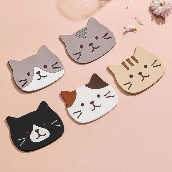 Sostegni Antiscivolo per Gatti - Set da 6 - Multifunzionali - Verde