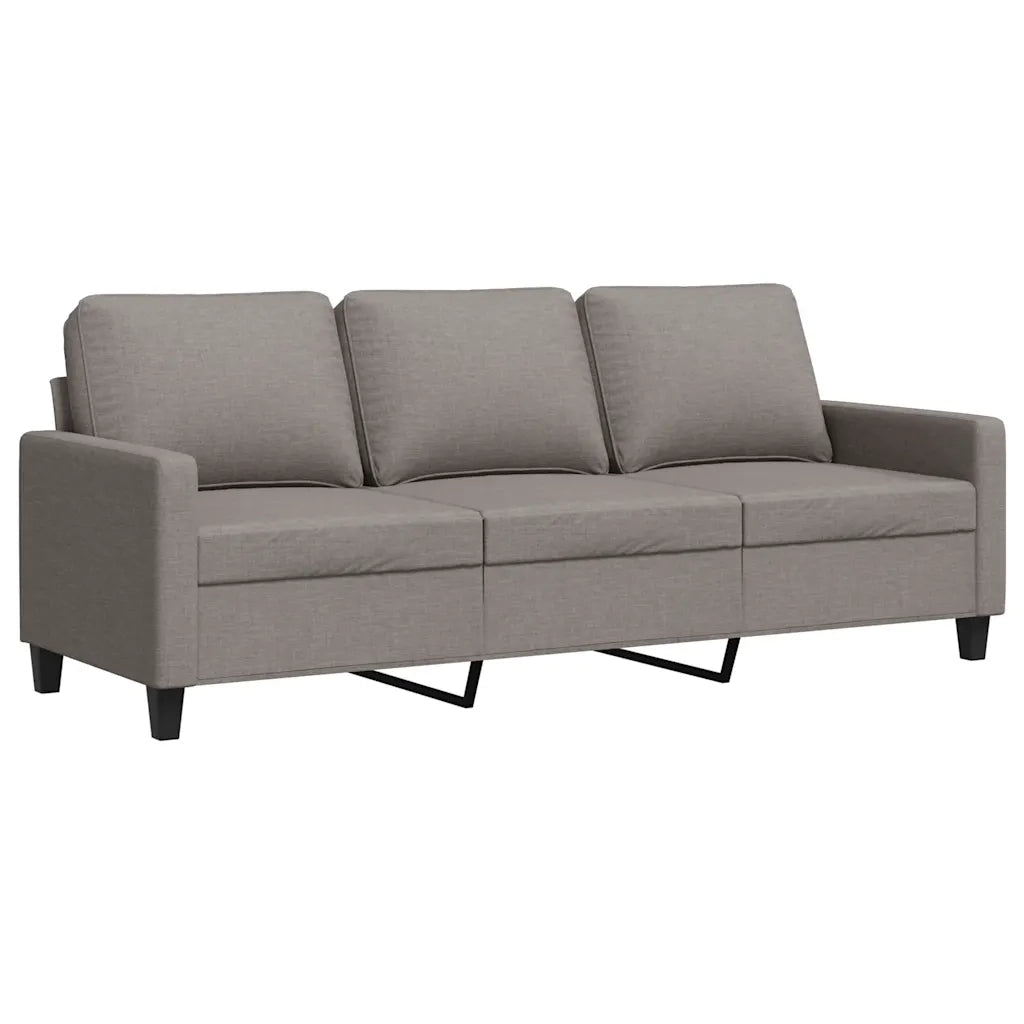 Divano a 3 Posti Tortora 180 cm in Tessutocod mxl 82824