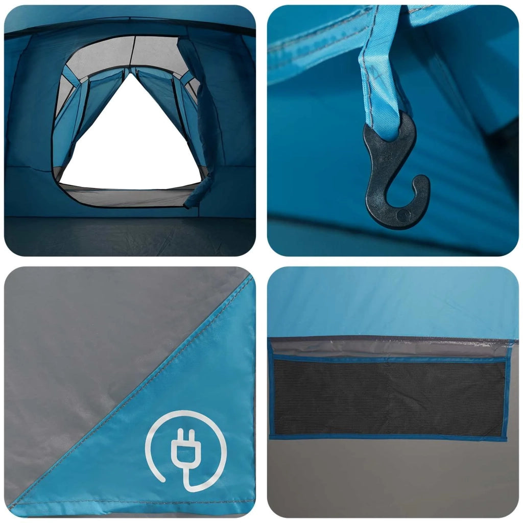 Tenda a capanna con copertura impermeabile 10 persona Blu 42042255