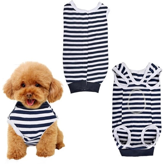Kit di cura per cani - Protezione - Kit di riparazione - Cotone - Taglia M - Body soft - Adatto per animali domestici di taglia media