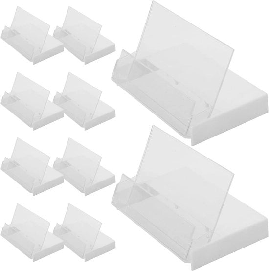 Organizzatore premium per cassette audio da 10 - Scatola di plastica mini per cassette audio