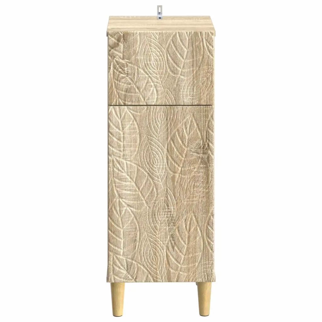 Mobiletto da Bagno DELFT Rovere Sonoma 30 x 31 x 80 cm 897047