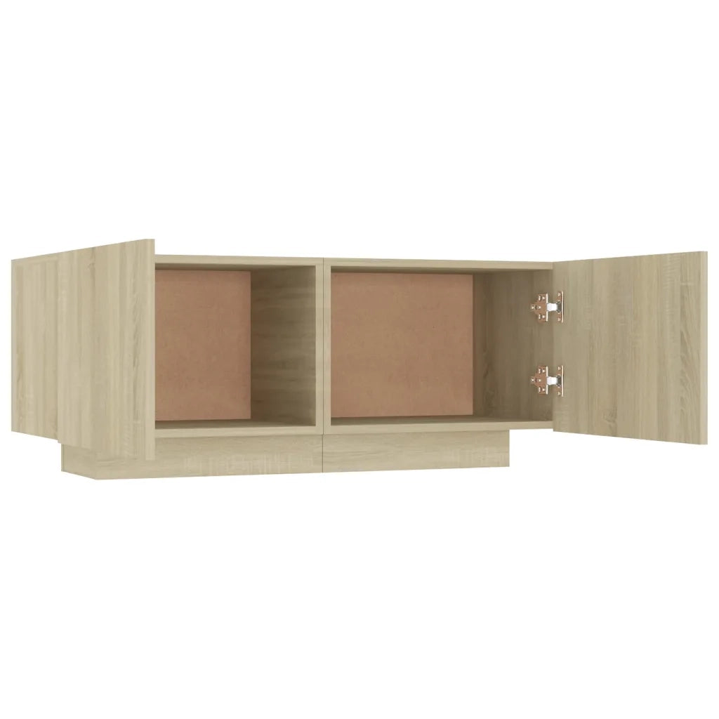 Comodino Rovere Sonoma 100x35x40 cm in Legno Multistrato 3082768