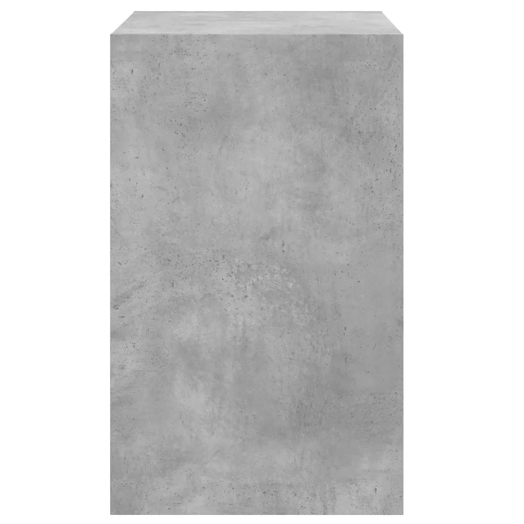 Scarpiera-Scaffale per scarpe Grigio Cemento 60x42x69 cm in Legno Multistrato