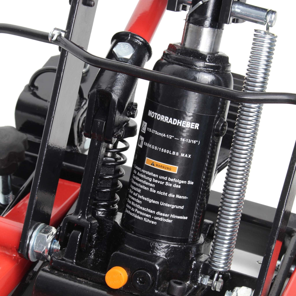 Sollevatore quad motocicli idraulico, 680kg Cric Carrello Martinetto