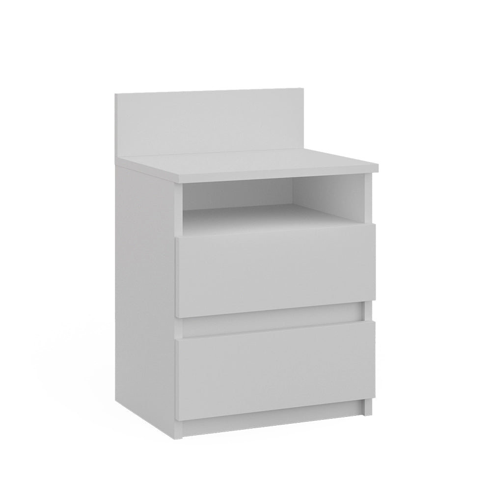 Vicco Comodino camera da letto Bianco 32.3 x 59.1 cm