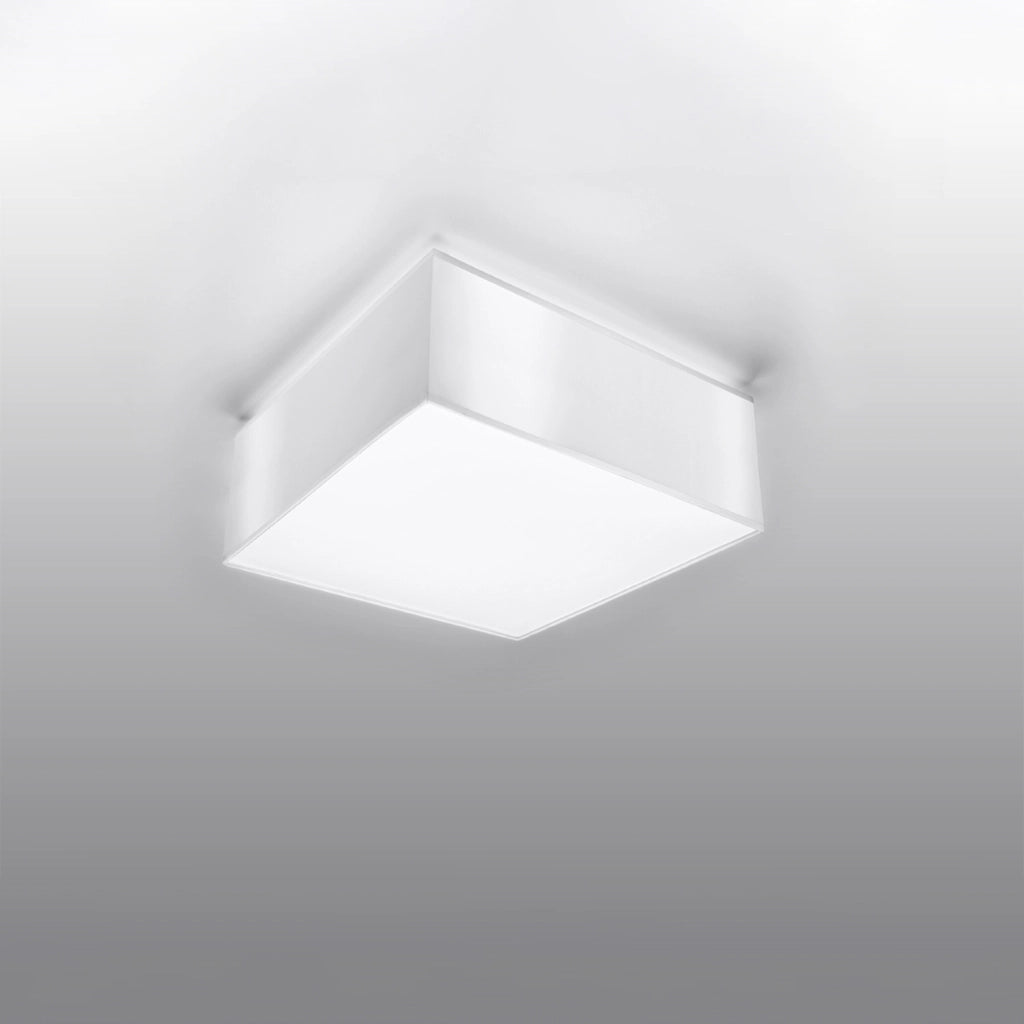 Plafoniera quadrata bianca 25 cm ANUBIS Pure Lume E27
