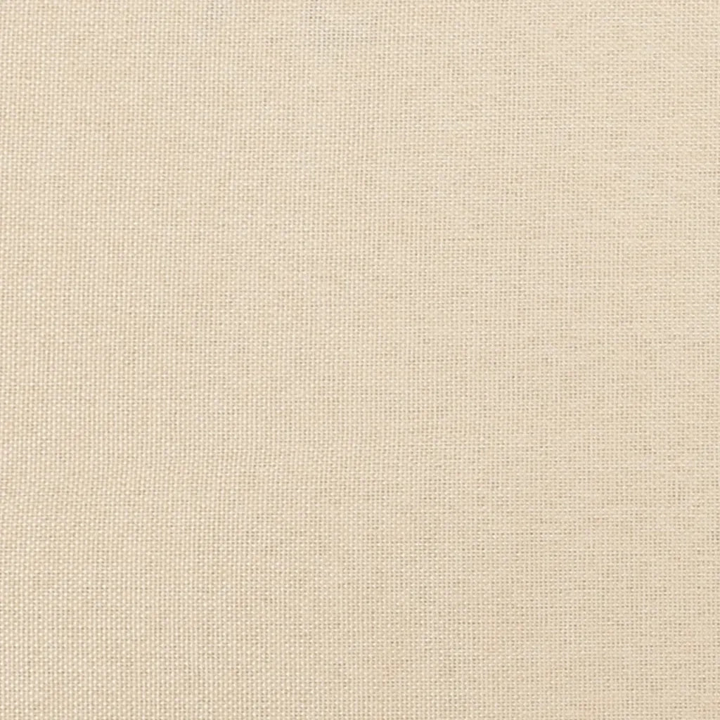 Giroletto a Molle con Materasso Crema 120x190 cm in Tessuto 3269900