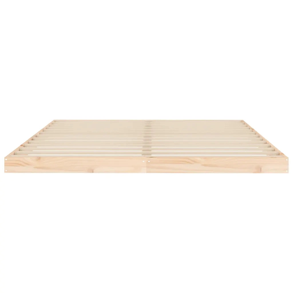 Giroletto senza Materasso-Struttura Letto 160x200 cm in Legno Massello di Pino 104508