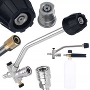 Lancia Doppia 2 in 1 DualJet Pro 1/4" 27cm – Acciaio Inox e Ottone | Quick Connect