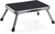 Trapladder a 1 tredino, piccola trapladder, ripiegabile, Nero, scala, ripiegabile, scala a piu passi, caravan, gradino, fino a 150 kg sostenibile, larghezza gradino