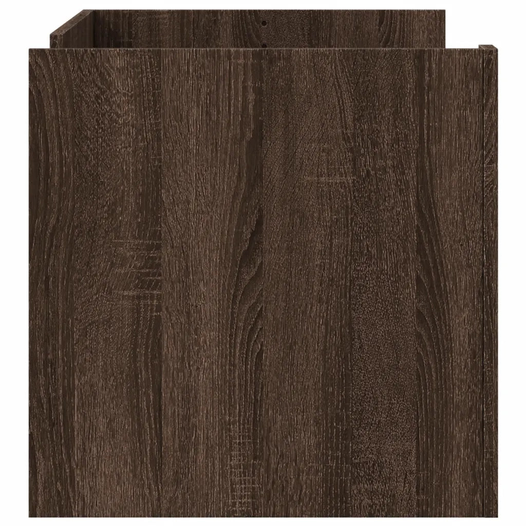 Tavolino Salotto Rovere Marrone 100x50x50 cm Legno Multistrato 848352