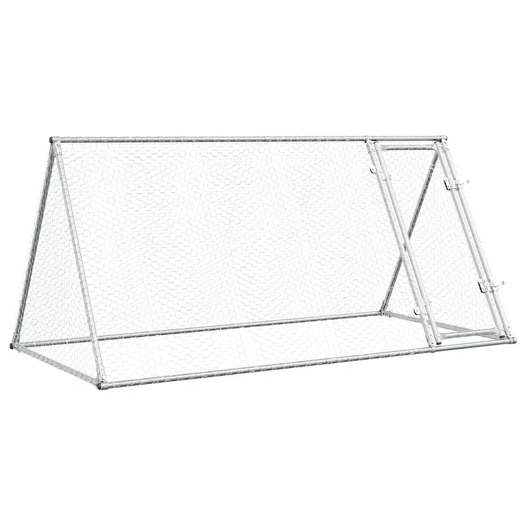 Gabbia per Polli Argento 200x105x91 cm in Acciaio Zincato CFW2573150