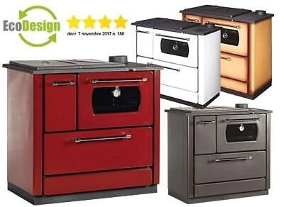 CUCINE CUCINA STUFA POPULAR KW 9.06 COLORE BIANCO O CAPPUCCINO CM.90x58xH90