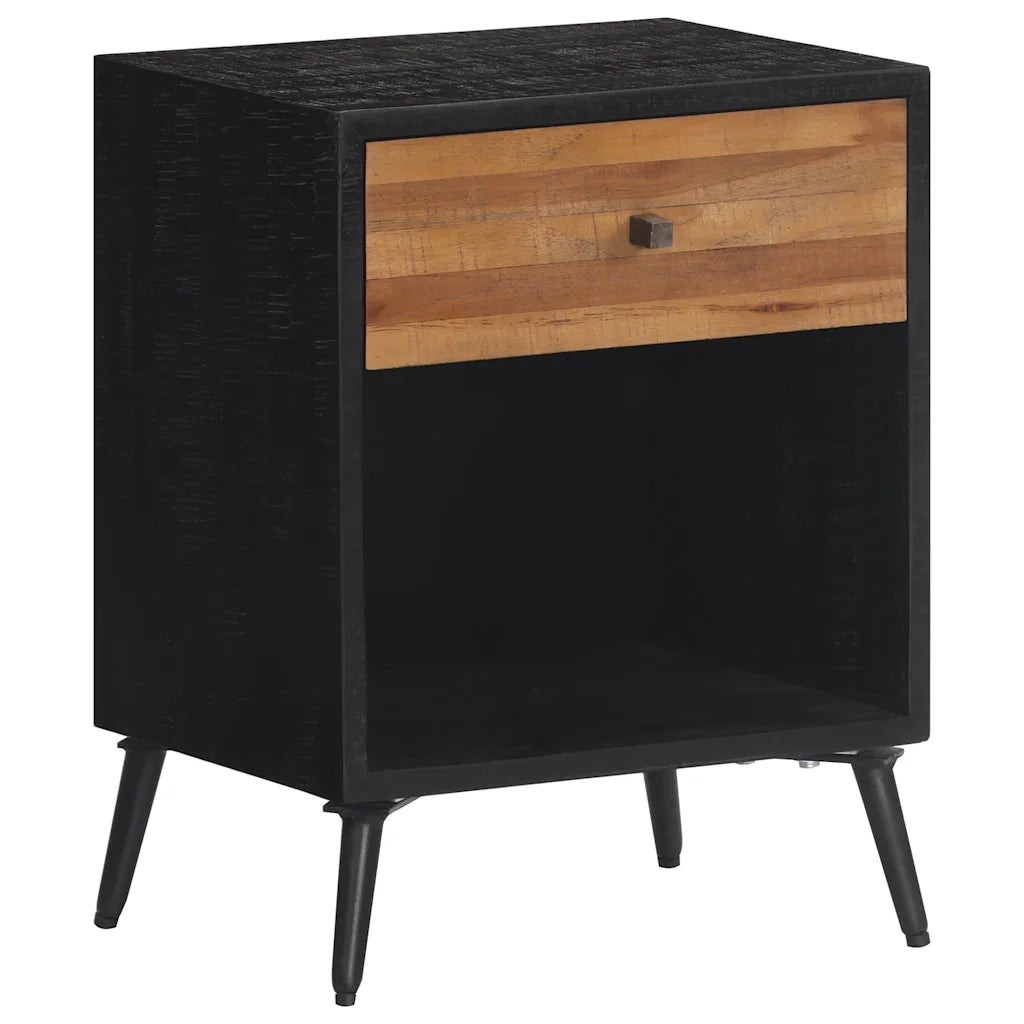 Comodino 40x30x50 cm in Legno Massello di Teakcod mxl 110258