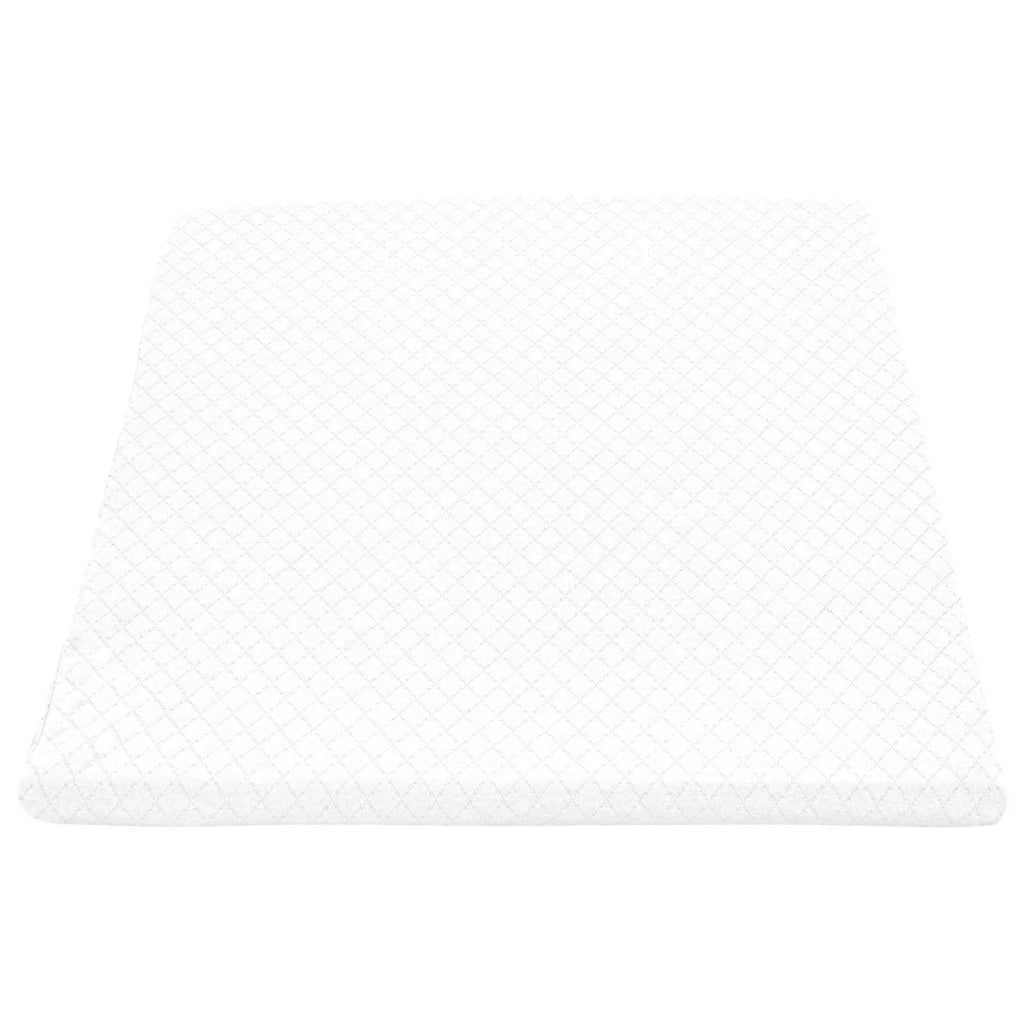 Cuscino per Gambe Bianco 60 x 50 x 30 cm Schiuma Memory CFW6612390