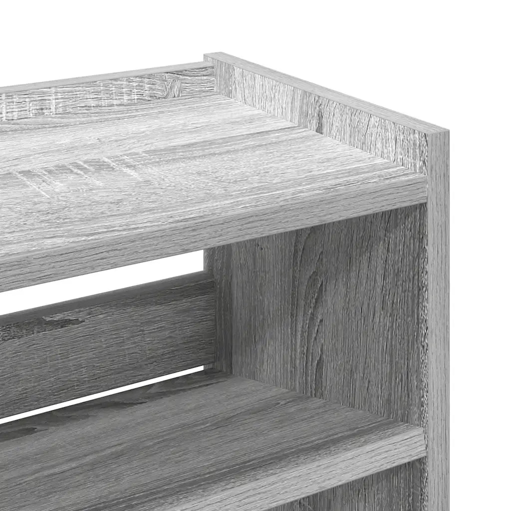 Scarpiera Grigio Sonoma 60x25x62 cm in Legno Multistrato