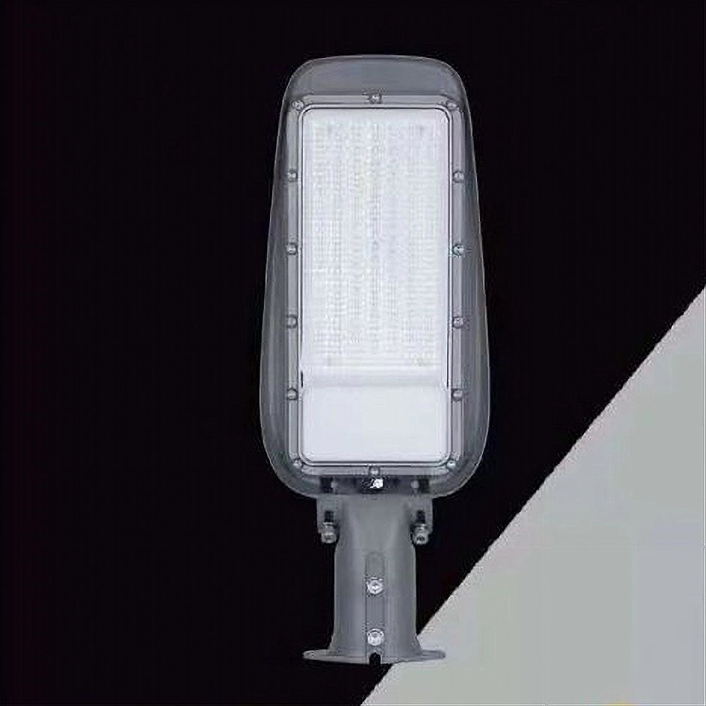 Trade Shop - Lampione Stradale Led 100 W 9000lm Grigio Ip65 Luce Bianco Freddo 6500k Rl02-100w -