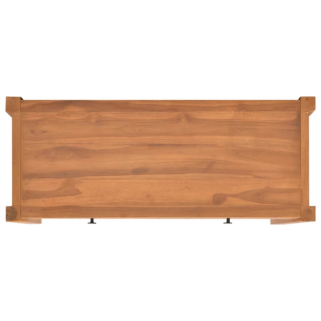 Mobile TV-Mobile per TV-Credenza TV 100x40x45 cm in Legno di Teak 459669