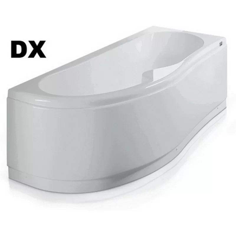 Guscio vasca 170 x 70 dx rettangolare serie genny con pannello