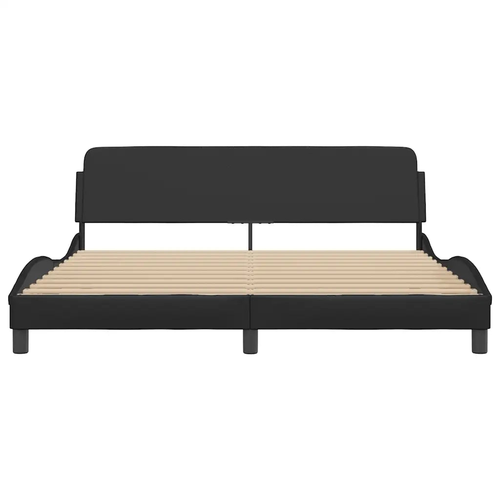 Giroletto Dover Nero 152x203 cm in Similpelle 373308