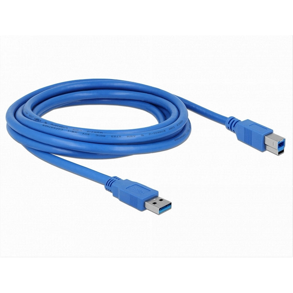Trade Shop - Cavo Stampante Usb Bm3.0 1.8mt Rinforzato Resistente 4,80gbps/s Fotocamera F-bm06 -