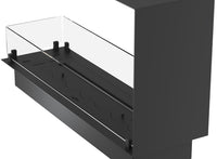 Camino a Bioetanolo da Incasso 100x30x60 cm Infire U1000 Slim Nero